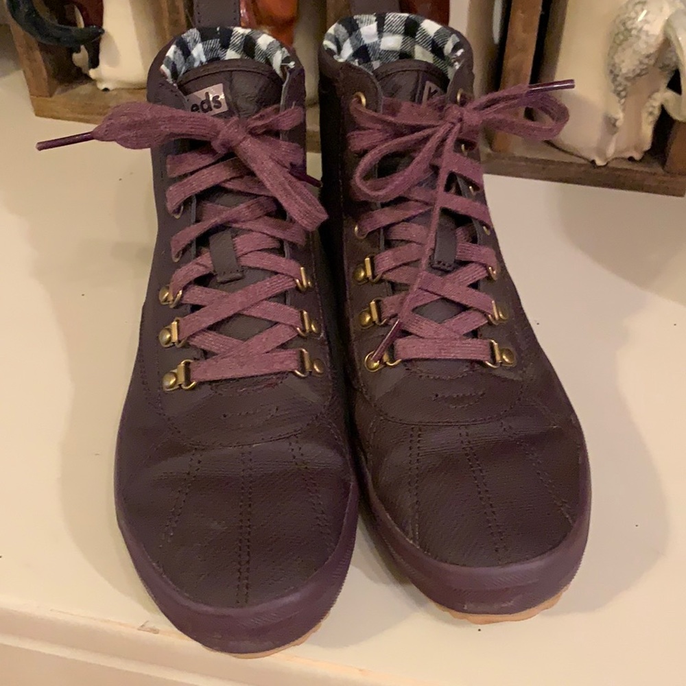Keds Scout Rain Boot perfect plum color!! Size 9.5